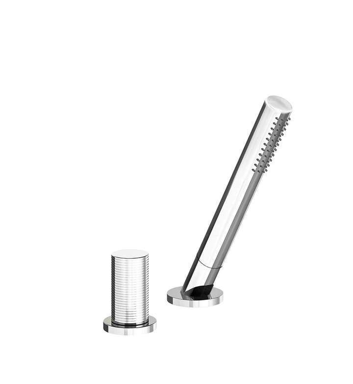 Franz Viegener Lollipop Deck Mounted Roman Diverter Valve Rings Cylinder Handle And Handshower Assembly