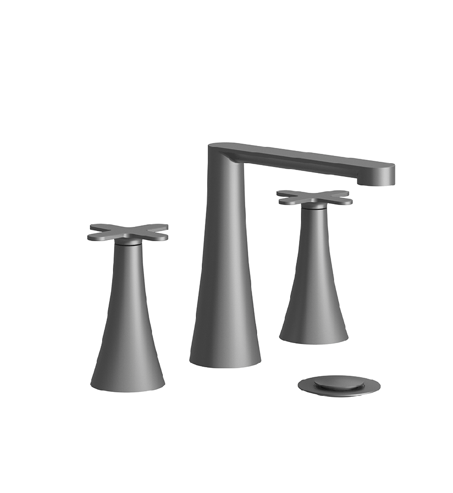 Franz Viegener Konic Widespread Lavatory Faucet With Push Down Pop Up Drain