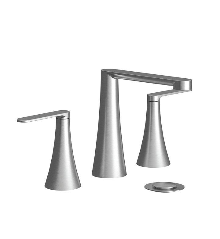 Franz Viegener Konic Lever Widespread Lavatory Faucet With Push Down Pop Up Dran Assembly