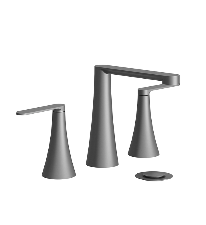 Franz Viegener Konic Lever Widespread Lavatory Faucet With Push Down Pop Up Dran Assembly