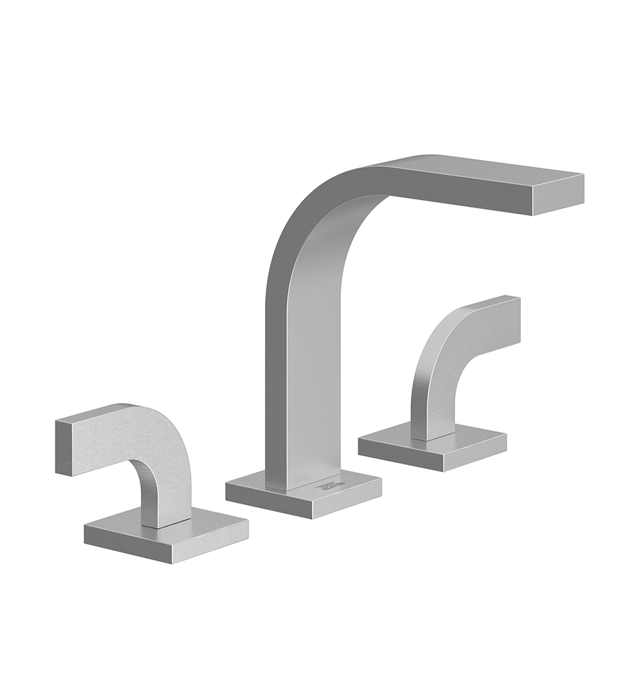 Franz Viegener Domino Widespread Lavatory Faucet With Push Down Pop Up Drain Assembly