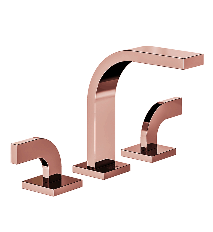 Franz Viegener Domino Widespread Lavatory Faucet With Push Down Pop Up Drain Assembly