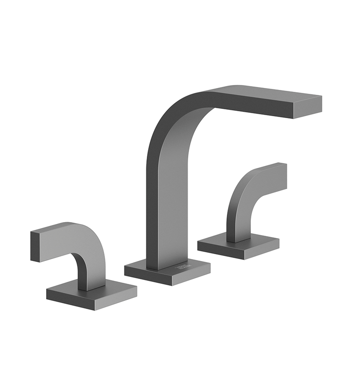 Franz Viegener Domino Widespread Lavatory Faucet With Push Down Pop Up Drain Assembly