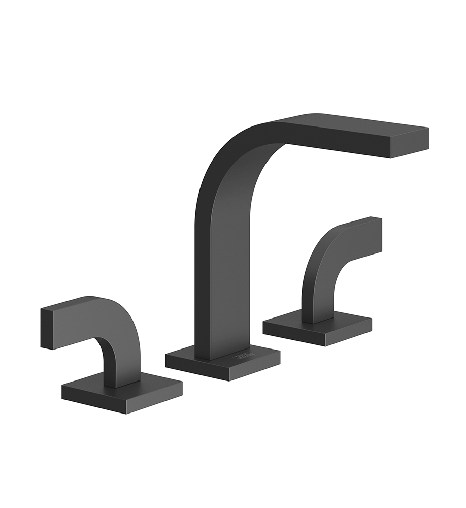 Franz Viegener Domino Widespread Lavatory Faucet With Push Down Pop Up Drain Assembly