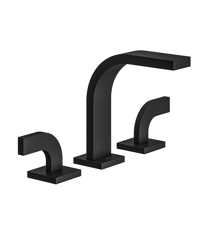 Franz Viegener Domino Widespread Lavatory Faucet With Push Down Pop Up Drain Assembly