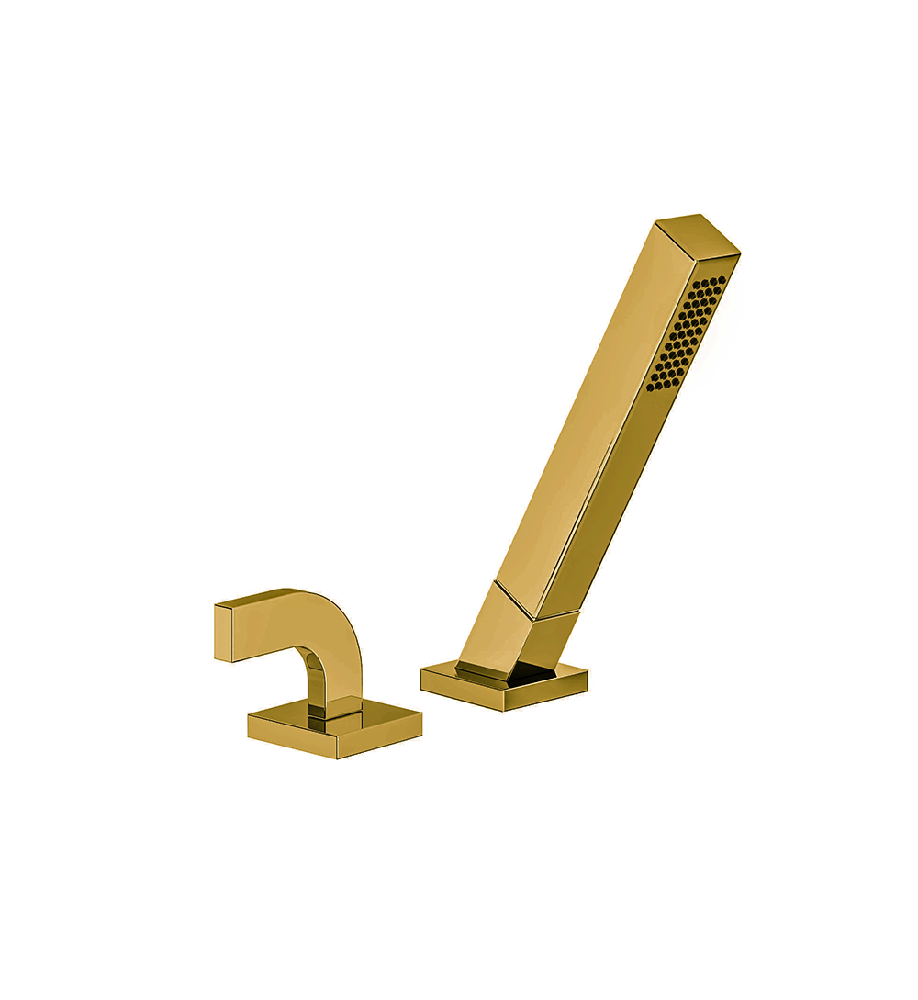 Franz Viegener Domino Deck Mounted Roman Diverter Valve And Handshower Assembly