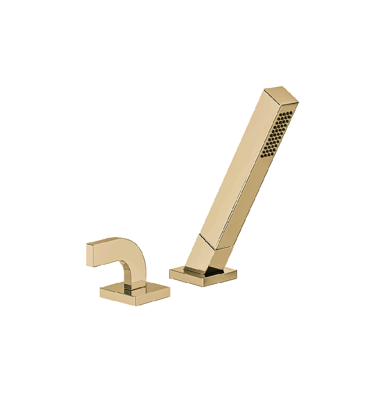 Franz Viegener Domino Deck Mounted Roman Diverter Valve And Handshower Assembly