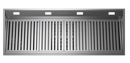 BlueStar Bonanza Wall Hood With Brushed Stainless Strapping And Rivets
