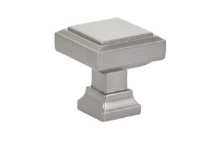 Emtek 86295-US15 1-1/4" Geometric Square Knob