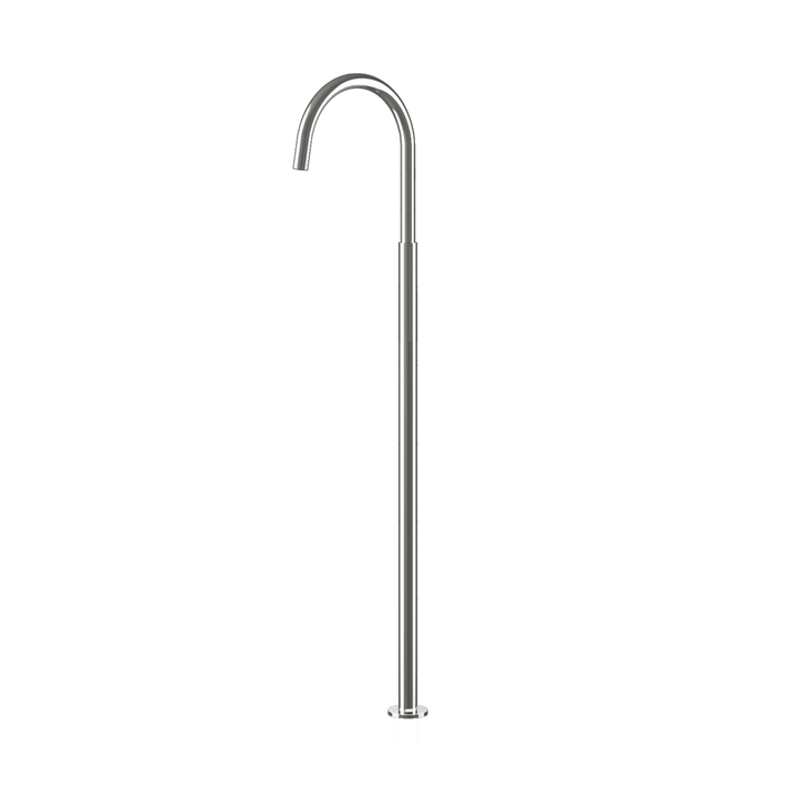 MGS Bagno Stainless Steel Floor mount Tub Spout