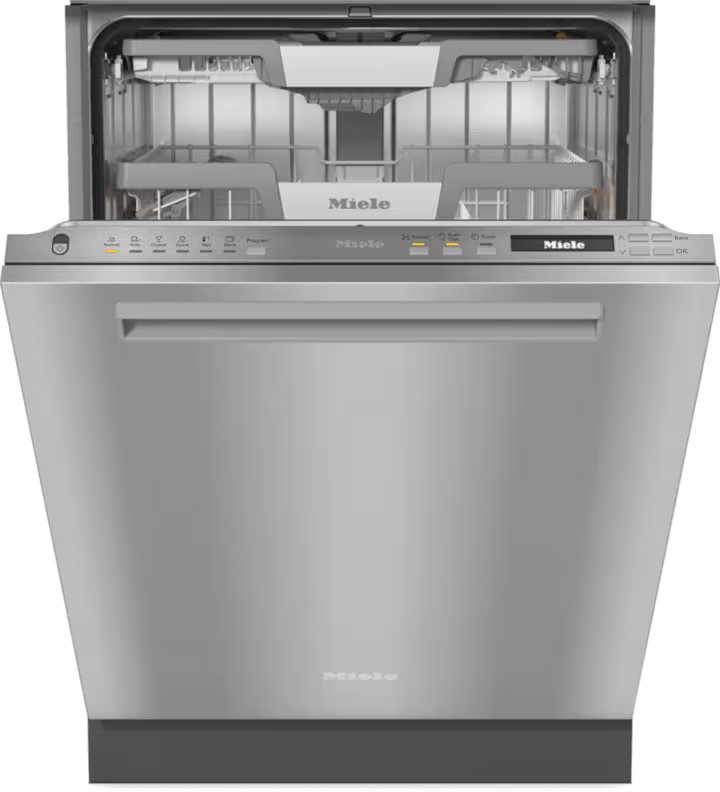 Miele 24" Stainless Steel Pocket Handle Dishwasher with AutoDos