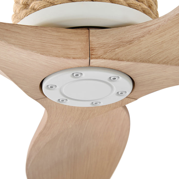 Hinkley Marin Smart Flush Ceiling Fan with Light (view 4)