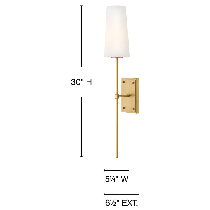 Hinkley Saunders Slim Wall Sconce