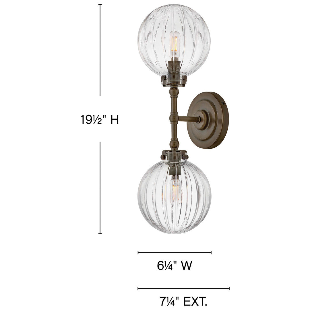 Hinkley Helene Tall Wall Sconce