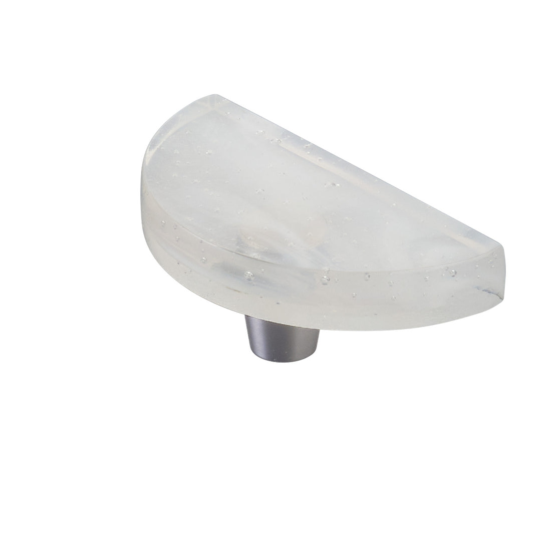 Schaub And Company Fused Glass Half Moon Knob