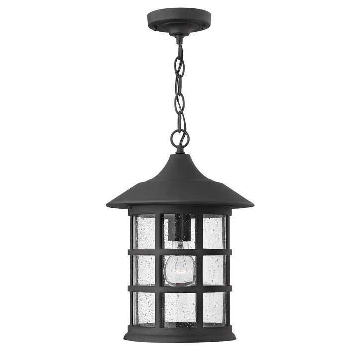 Hinkley Freeport 120V Aluminum Outdoor Pendant in Black