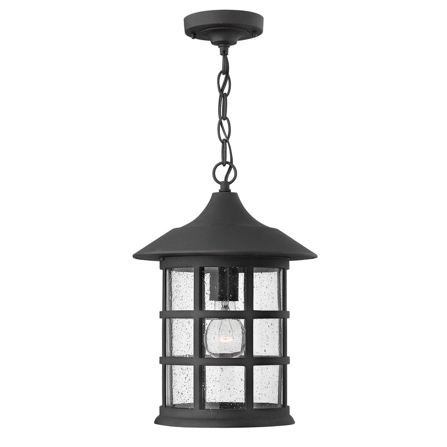 Hinkley Freeport 120V Aluminum Outdoor Pendant in Black