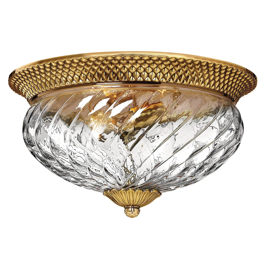 Hinkley Pineapple Flush Mount in Burnished Brass