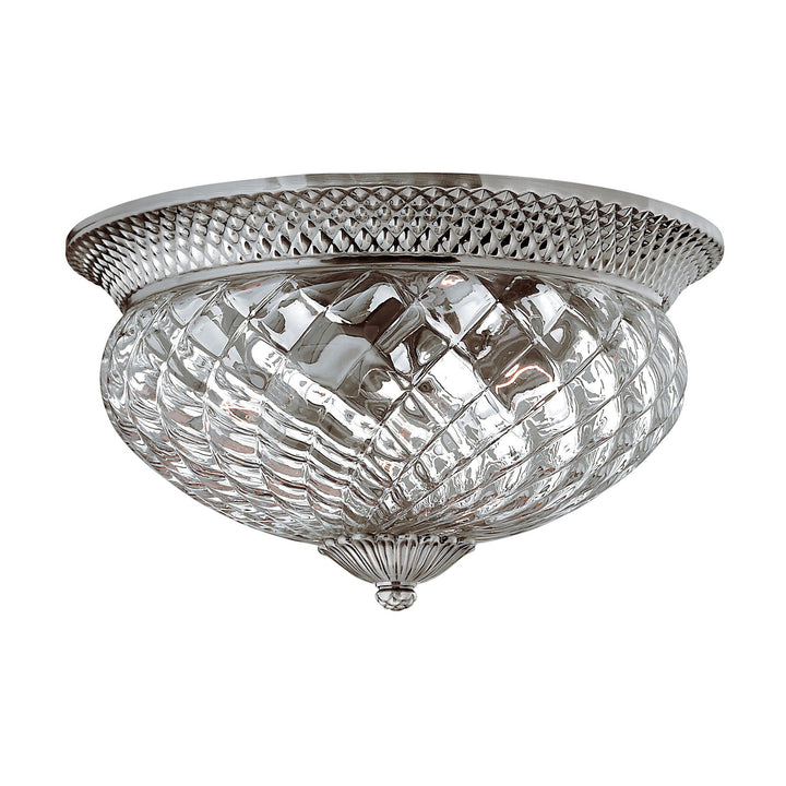 Hinkley Pineapple Flush Mount in Polished Antique Nickel