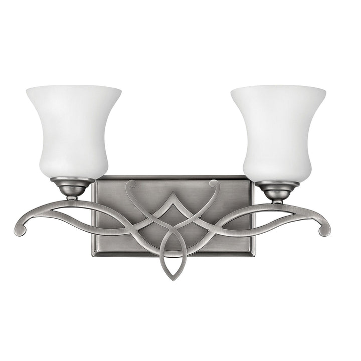 Hinkley Brooke Bathroom Vanity Light in Antique Nickel