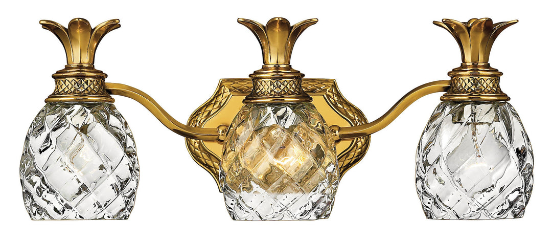 Hinkley Pineapple Bathroom Vanity Light in Burnished Brass (view 2)