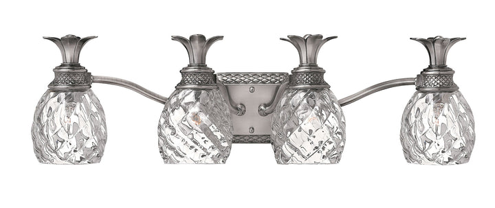 Hinkley Pineapple Bathroom Vanity Light in Polished Antique Nickel (view 3)