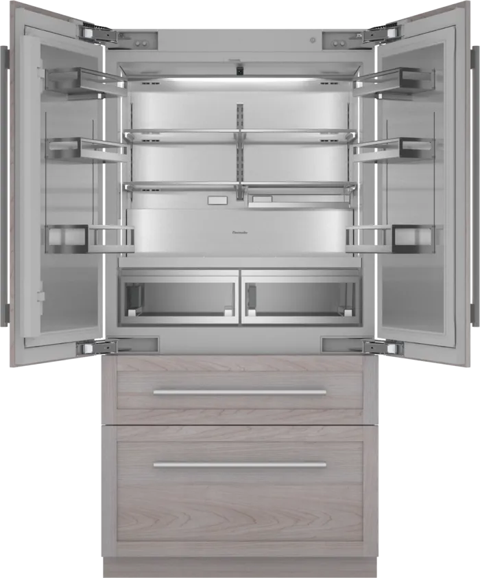 Thermador Freedom Built-in French Door Bottom Freezer Panel Ready