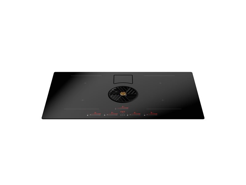 Bertazzoni 36" Induction XT Down Draft Cooktop 4 cooking zones center ventilation