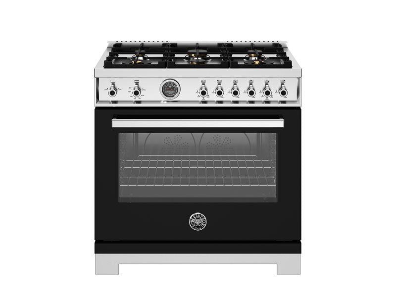 Bertazzoni 36" Professional Series Range 6 Brass Burners