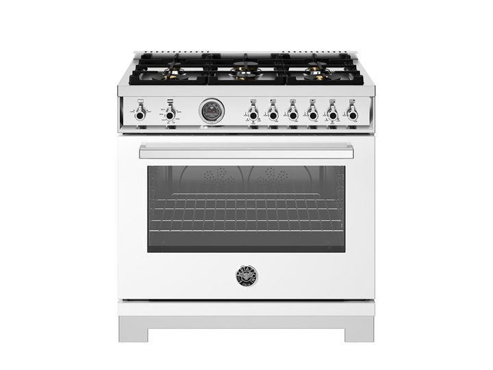 Bertazzoni 36" Professional Series Range 6 Brass Burners