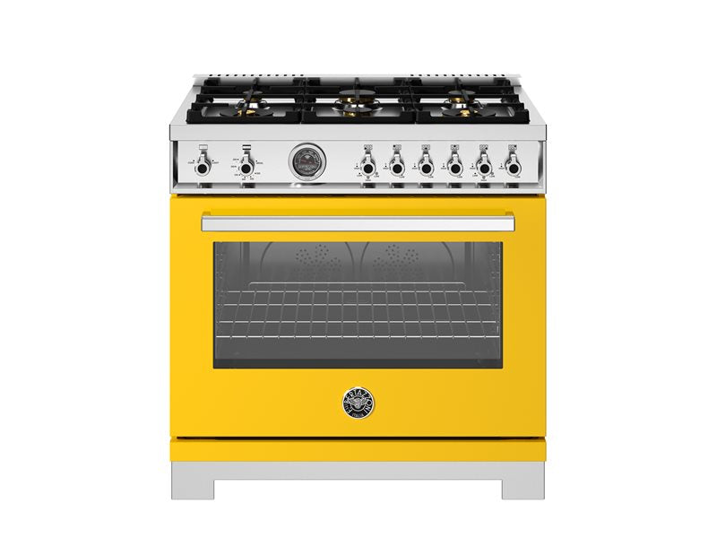 Bertazzoni 36" Professional Series Range 6 Brass Burners