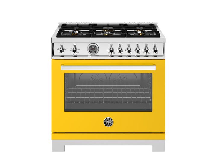 Bertazzoni 36" Professional Series Range 6 Brass Burners