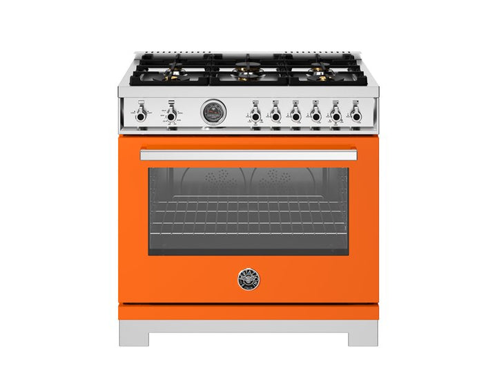 Bertazzoni 36" Professional Series Range 6 Brass Burners