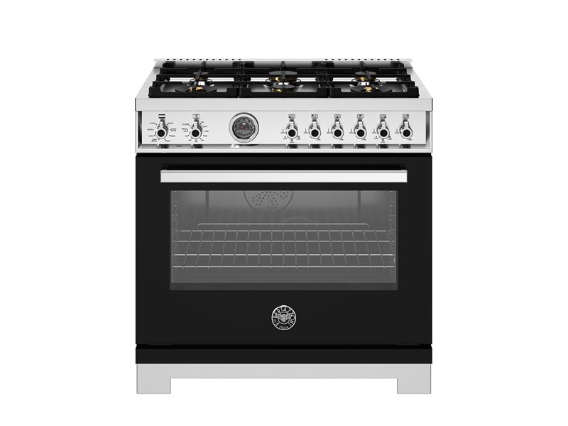Bertazzoni 36" Professional Series Range 6 Brass Burners