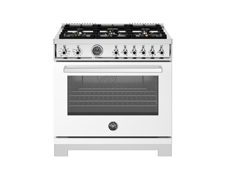 Bertazzoni 36" Professional Series Range 6 Brass Burners