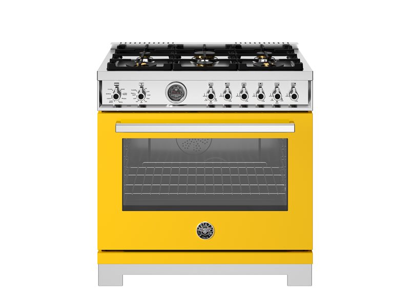 Bertazzoni 36" Professional Series Range 6 Brass Burners