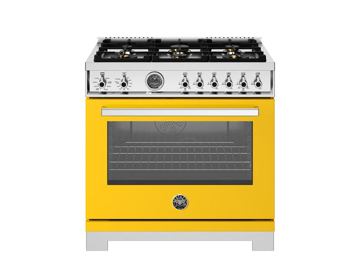 Bertazzoni 36" Professional Series Range 6 Brass Burners