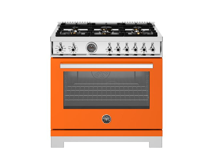 Bertazzoni 36" Professional Series Range 6 Brass Burners