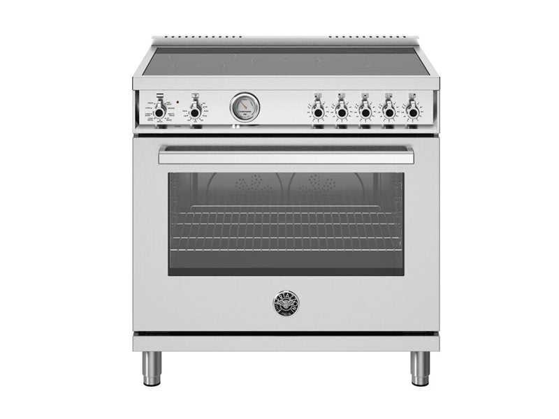 Bertazzoni 36" Professional Series Range Electric Oven 5 Induction Heat Zones