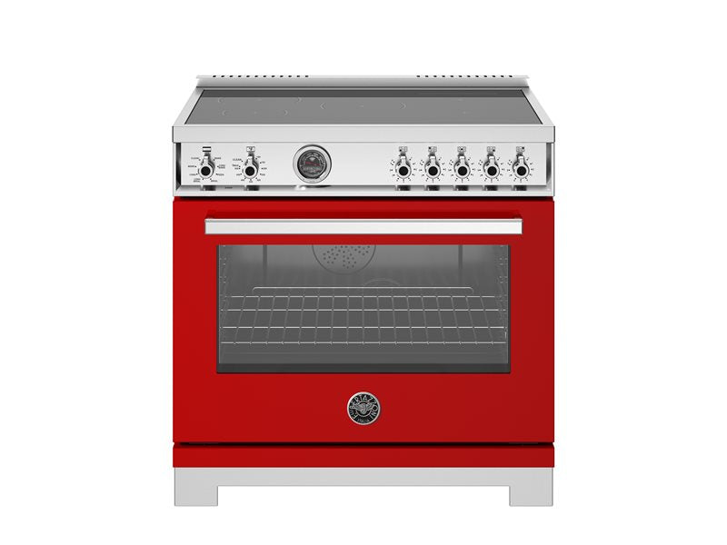 Bertazzoni 36" Professional Series Range Electric Self Clean Oven 5 Induction Heat Zones
