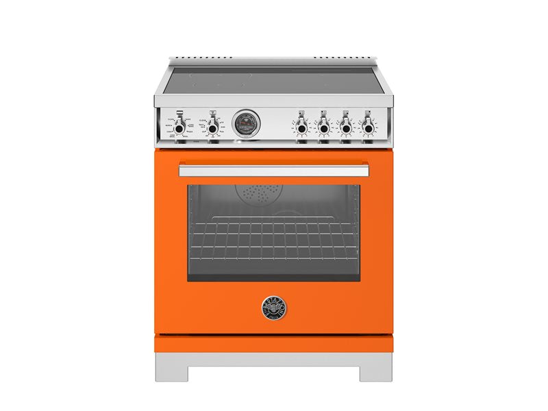 Bertazzoni 30" Professional Series Range Electric Self Clean Oven 4 Induction Heat Zones