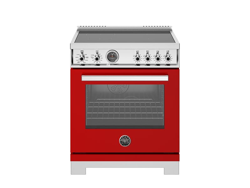Bertazzoni 30" Professional Series Range Electric Self Clean Oven 4 Induction Heat Zones