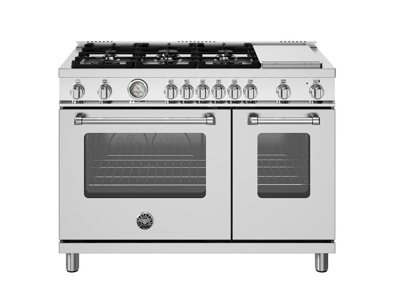 Bertazzoni 48" Master Series Range Gas Oven 6 Aluminum Burners And Griddle