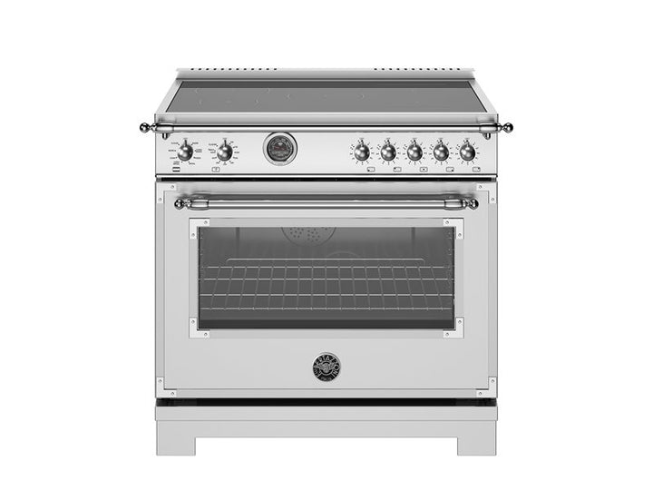 Bertazzoni 36" Heritage Series Range Electric Self Clean Oven 5 Induction Heat Zones And Griddle