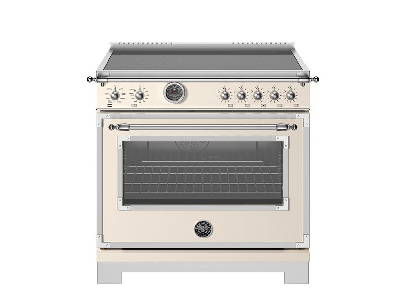 Bertazzoni 36" Heritage Series Range Electric Self Clean Oven 5 Induction Heat Zones And Griddle