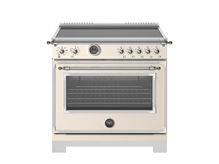 Bertazzoni 36" Heritage Series Range Electric Self Clean Oven 5 Induction Heat Zones And Griddle