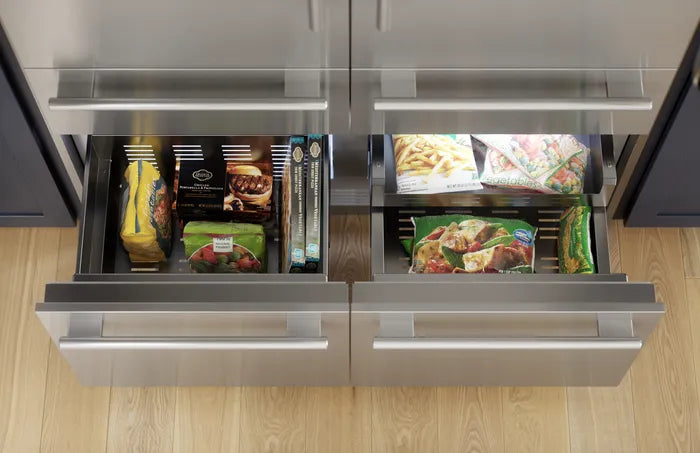 Thermador Freedom Built-in French Door Bottom Freezer Masterpiece Stainless Steel