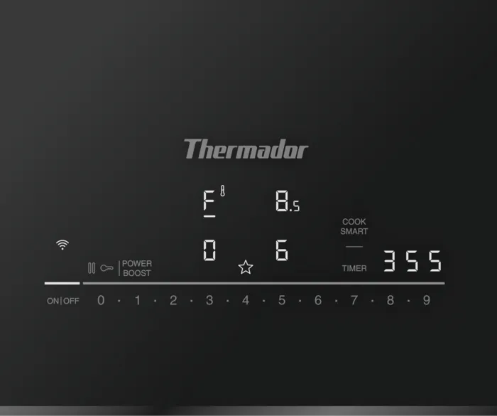 Thermador 30" Heritage Induction Cooktop Black Frameless