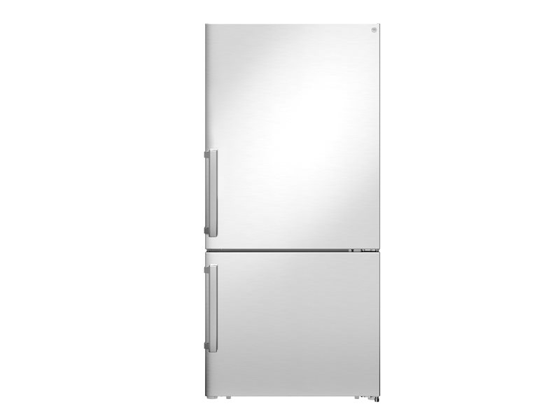 Bertazzoni 31" Bottom Mount Free Standing Refrigerator Stainless Steel W/ Ice Maker