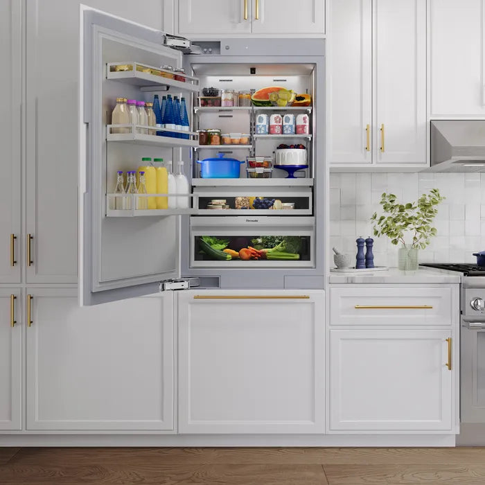 Thermador 30" Built-in Bottom Freezer 2-Drawer Panel-Ready Custom Handle